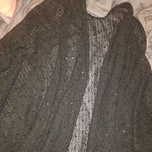 Black sparkly kimono